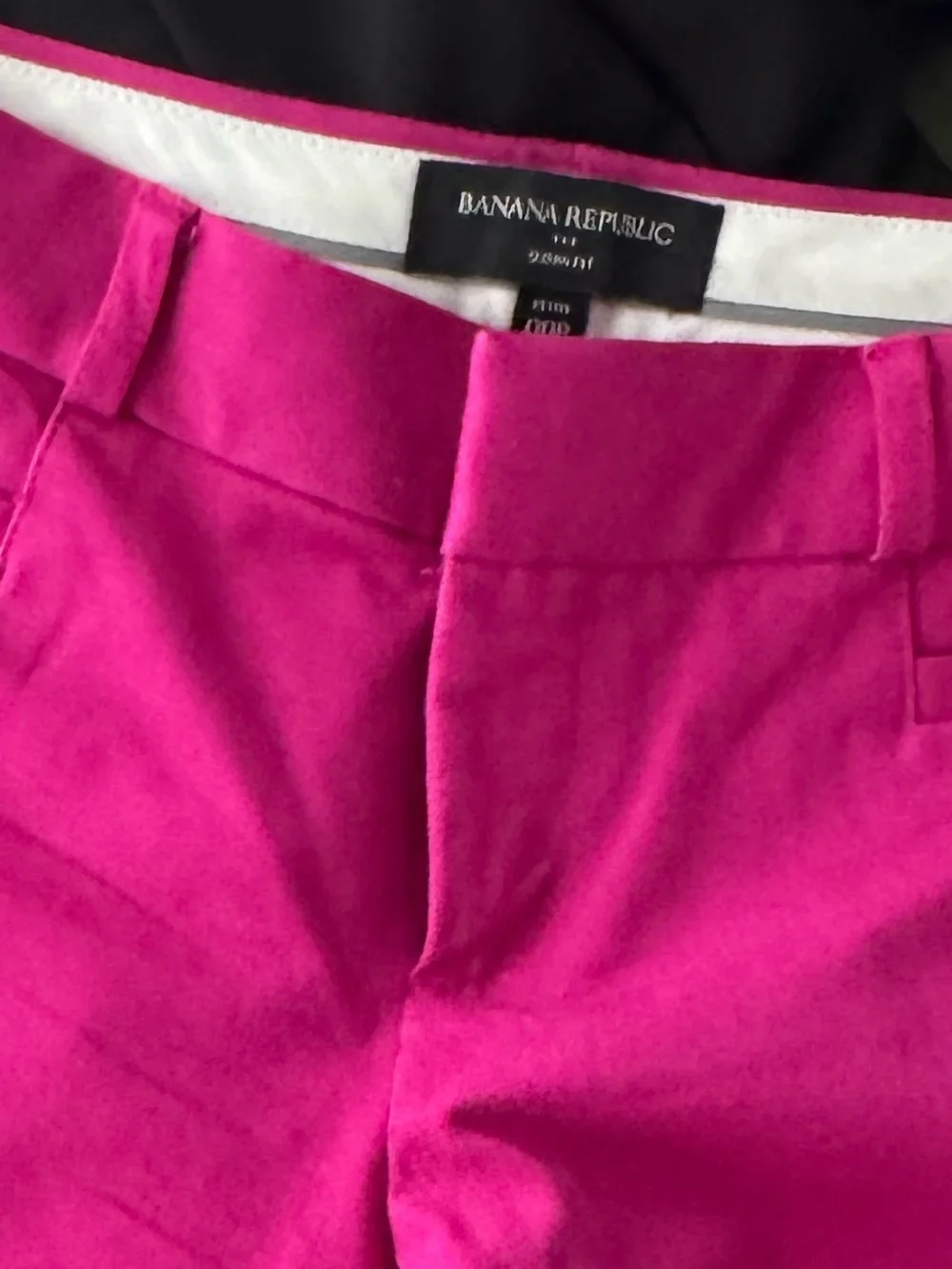 Banana Republic Factory Sloan Fit Magenta Ankle Skinny Dress Pants 00P 00 Petite